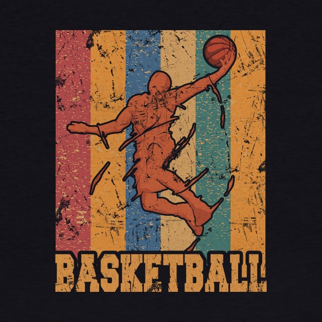 Retro Basketball Player Apparel by Foxxy Merch